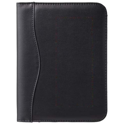 Ebony A5 portfolio — drukvlak voorzijde