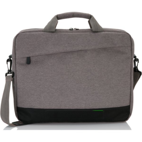 Trend 15” laptop tas PVC-vrij — drukvlak artikel voorzijde onder