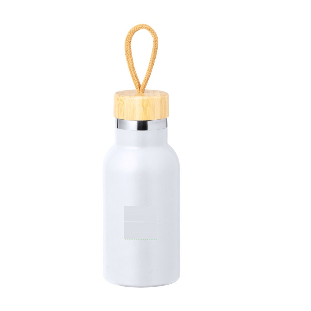 Thermoskan-Fles Flazer — drukvlak onderkant voorzijde