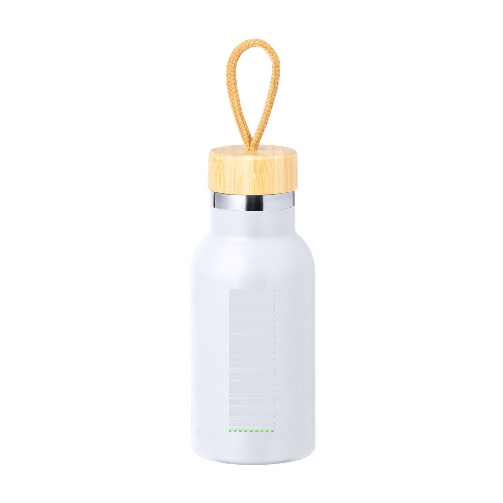 Thermoskan-Fles Flazer — drukvlak verticaal op voorzijde