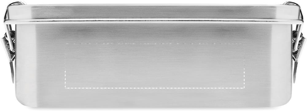 SAO - Roestvrij stalen lunchbox — drukvlak op de voorkant