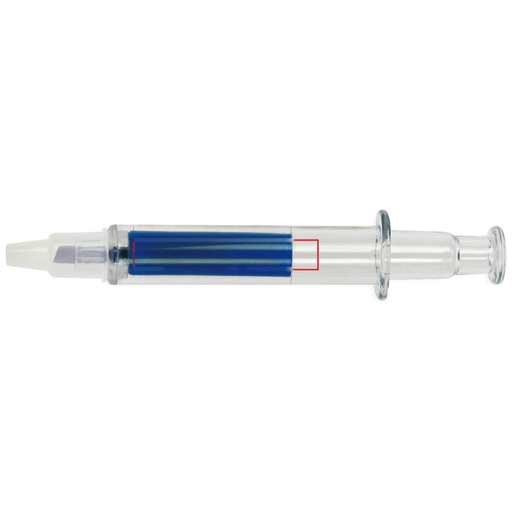 Markeerstift spuit — drukvlak op de huls
