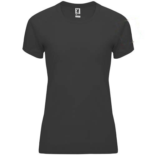 Bahrain 135 g/m² sportshirt met korte mouwen voor dames — drukvlak linker bicep