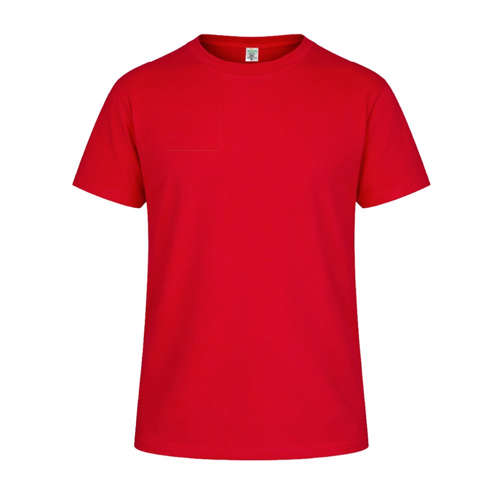T-Shirt Volwassene "keya" Organic Color — drukvlak rechterborst