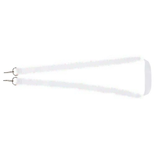 Leia sublimatie RPET lanyard met 2 haken — drukvlak rondom, voor