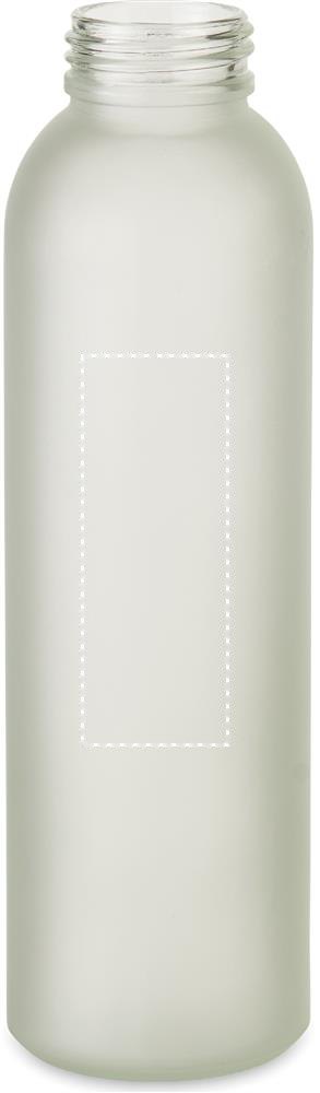 OLMA - 500ml Glazen fles — drukvlak midden op de fles