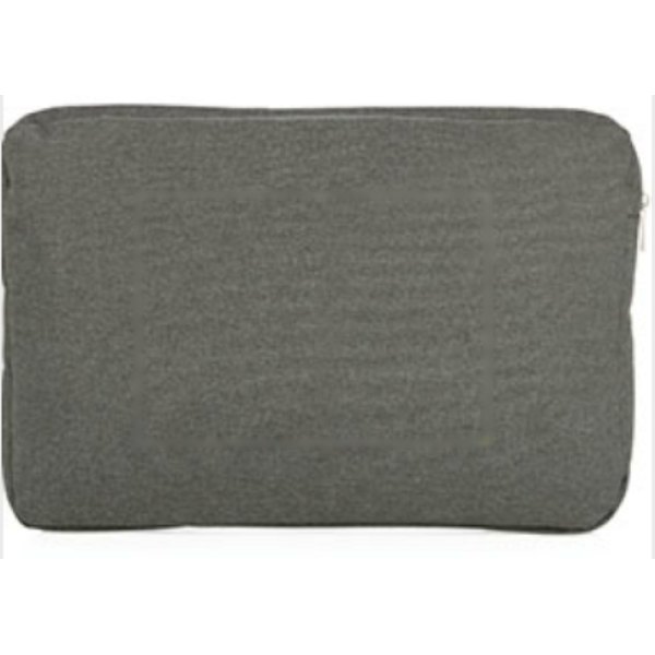 PVC vrije laptop hoes 15” — drukvlak artikel achterzijde