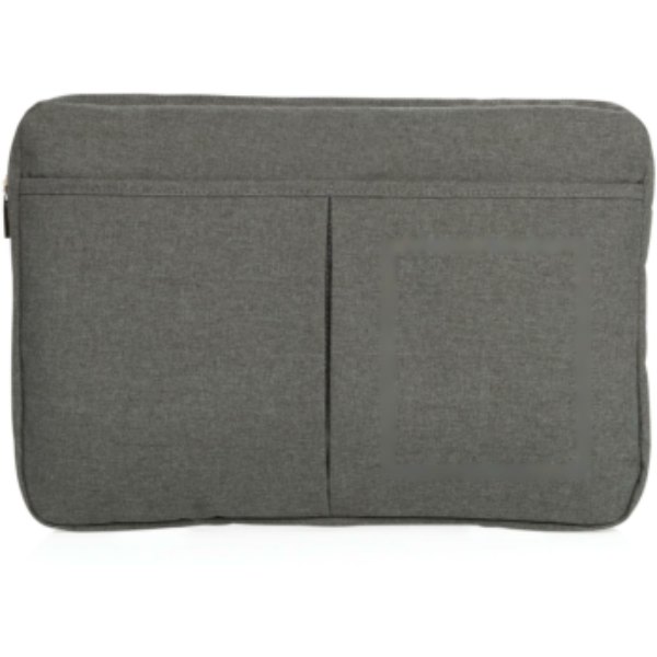 PVC vrije laptop hoes 15” — drukvlak artikel voorzijde rechts