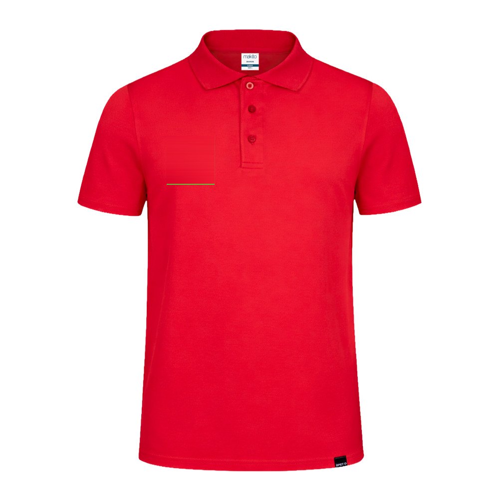 Polo Shirt Dekrom — drukvlak rechterborst