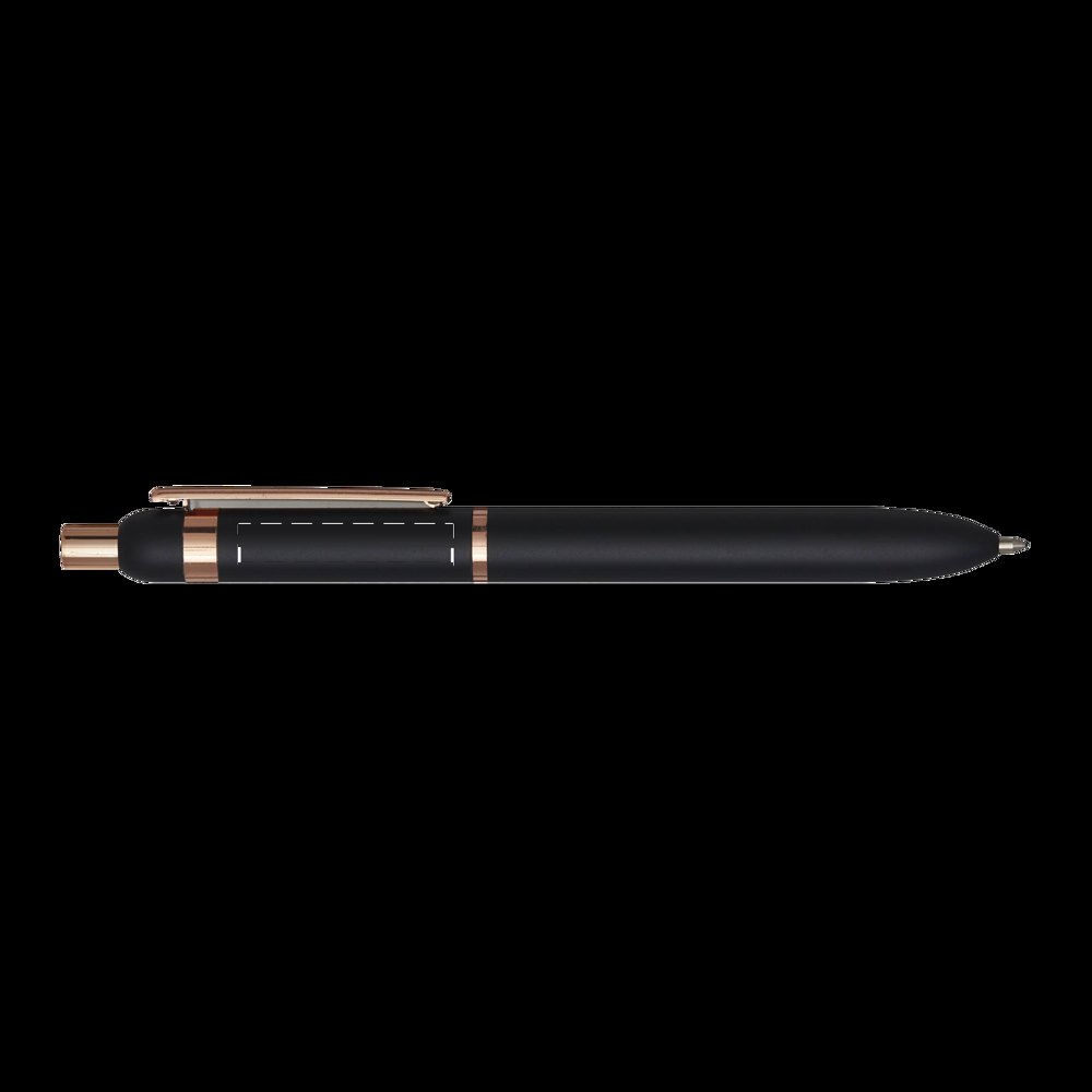 COPPER PEN - Metalen balpen — drukvlak op de rechts zijde van de clip
