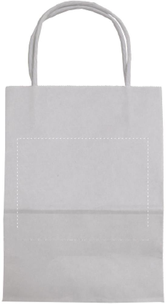 PAPER SMALL - Papieren tas klein 150 gr/m² — drukvlak achterzijde