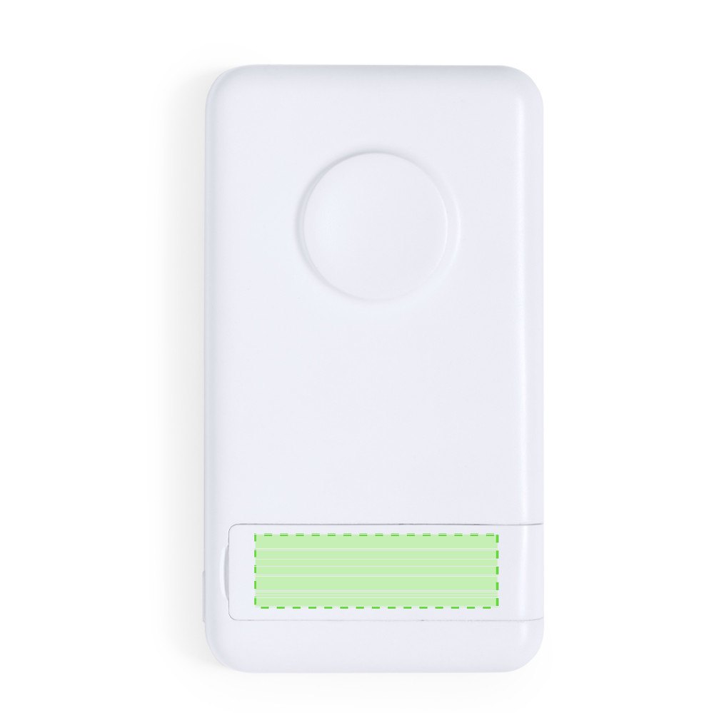 Power Bank Barry — drukvlak in de uitsparing van de sleutelhanger