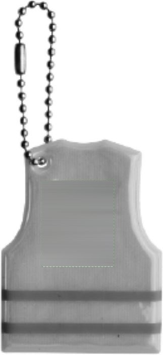 PVC sleutelhanger Cecily — drukvlak voorzijde