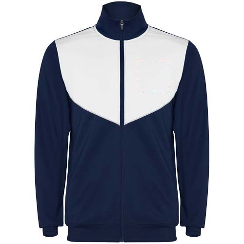 Evans 225 g/m² unisex trainingspak — drukvlak linker borst