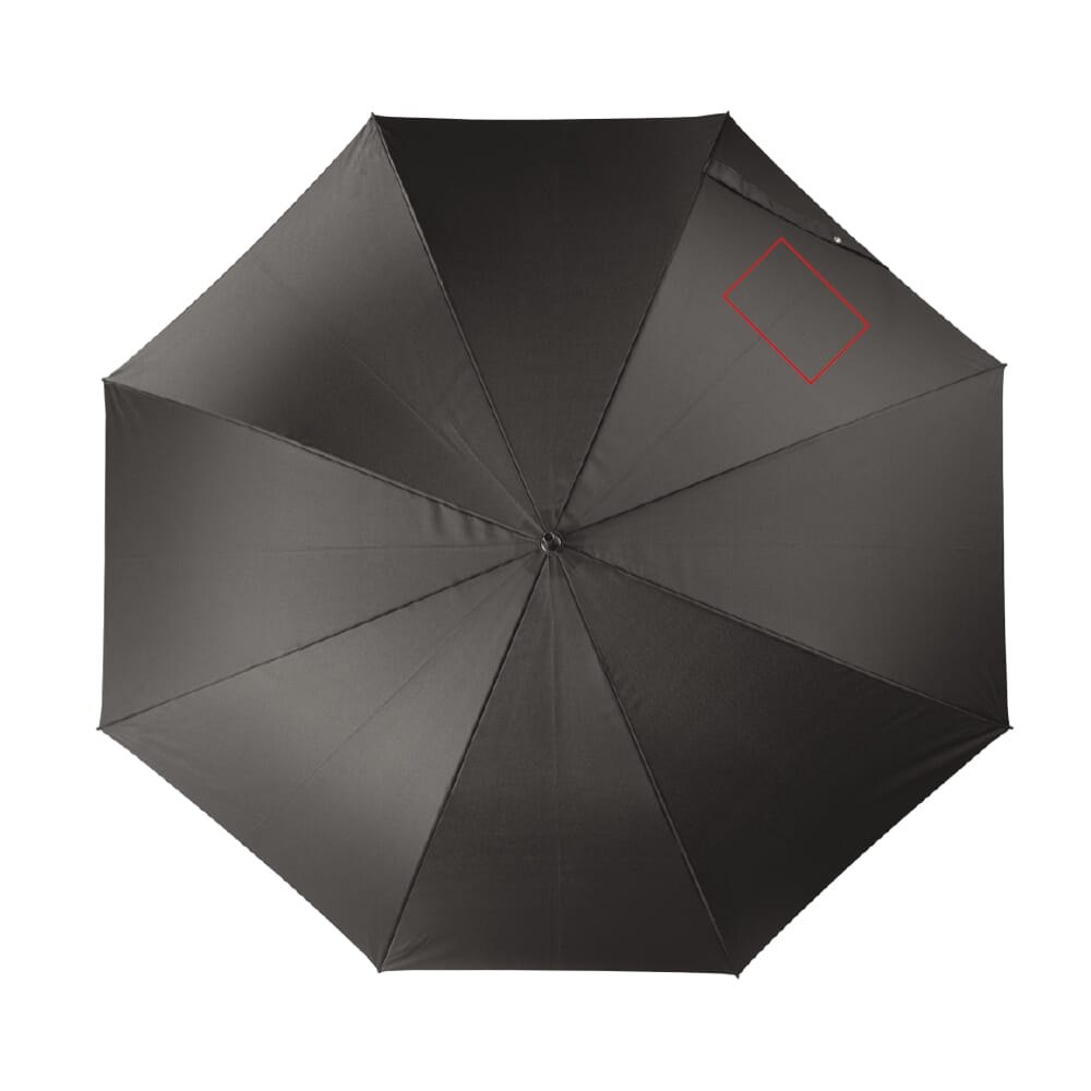 Stokparaplu 25” auto open — drukvlak rechtsboven paneel