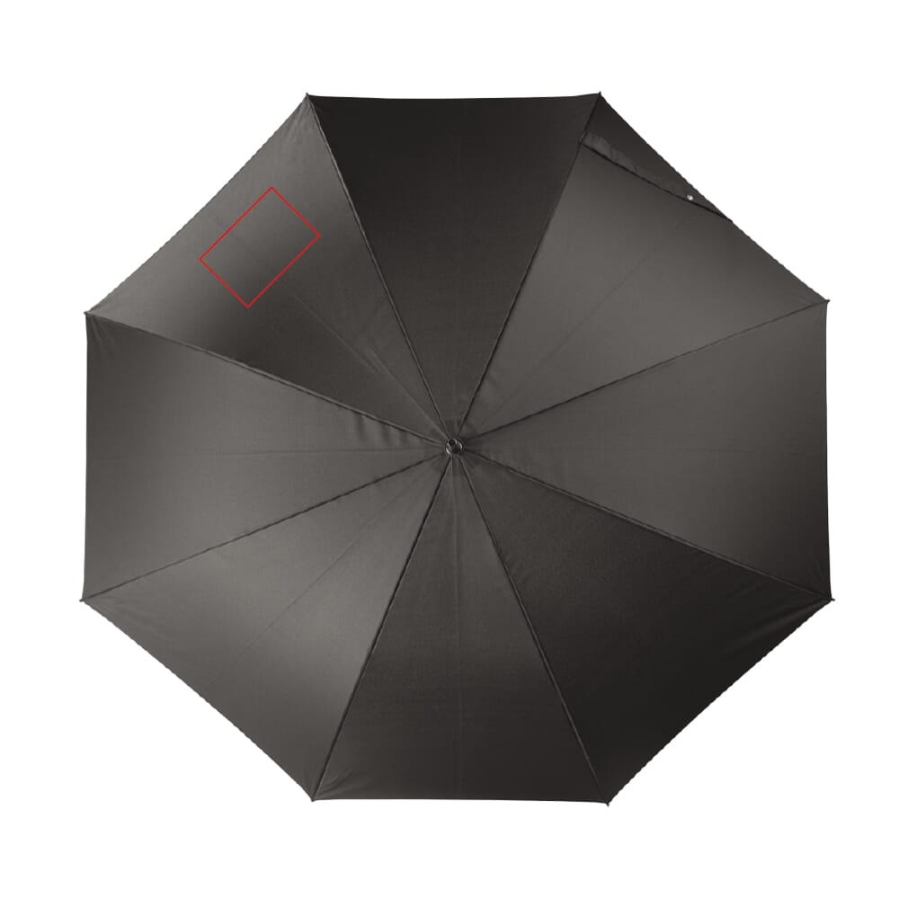 Stokparaplu 25” auto open — drukvlak linksboven paneel