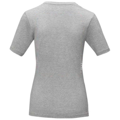Kawartha biologisch dames t-shirt met korte mouwen — drukvlak impact hoog op de achterzijde