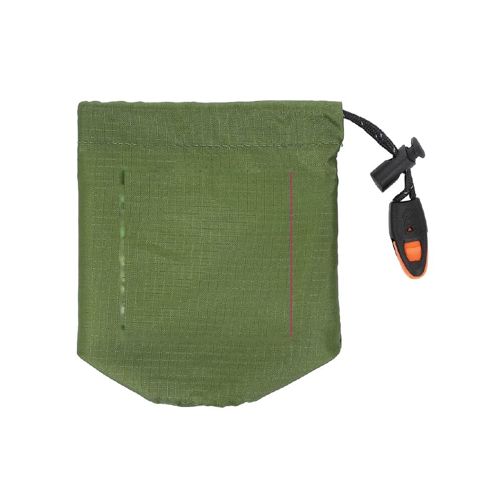 Outdoor Survival Nood-thermoslaapzak — drukvlak tasje op de etui