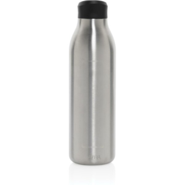 Avira Alok RCS recycled staal 360 waterfles 600ML — drukvlak artikel voorzijde