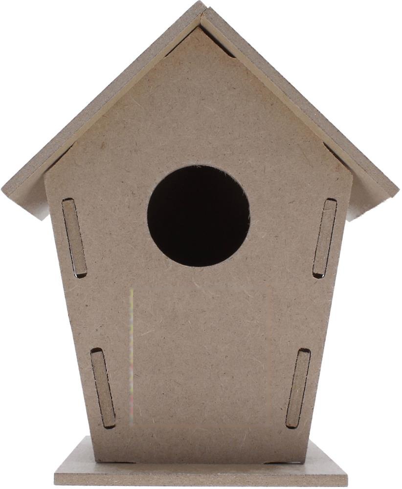WOOHOUSE - Vogelhuisje van MDF — drukvlak voorzijde