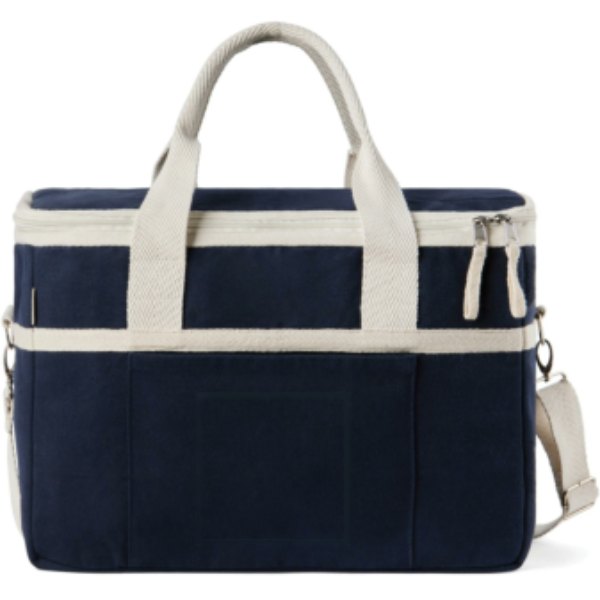 VINGA Volonne AWARE™ recycled canvas koeltas — drukvlak artikel voorzijde
