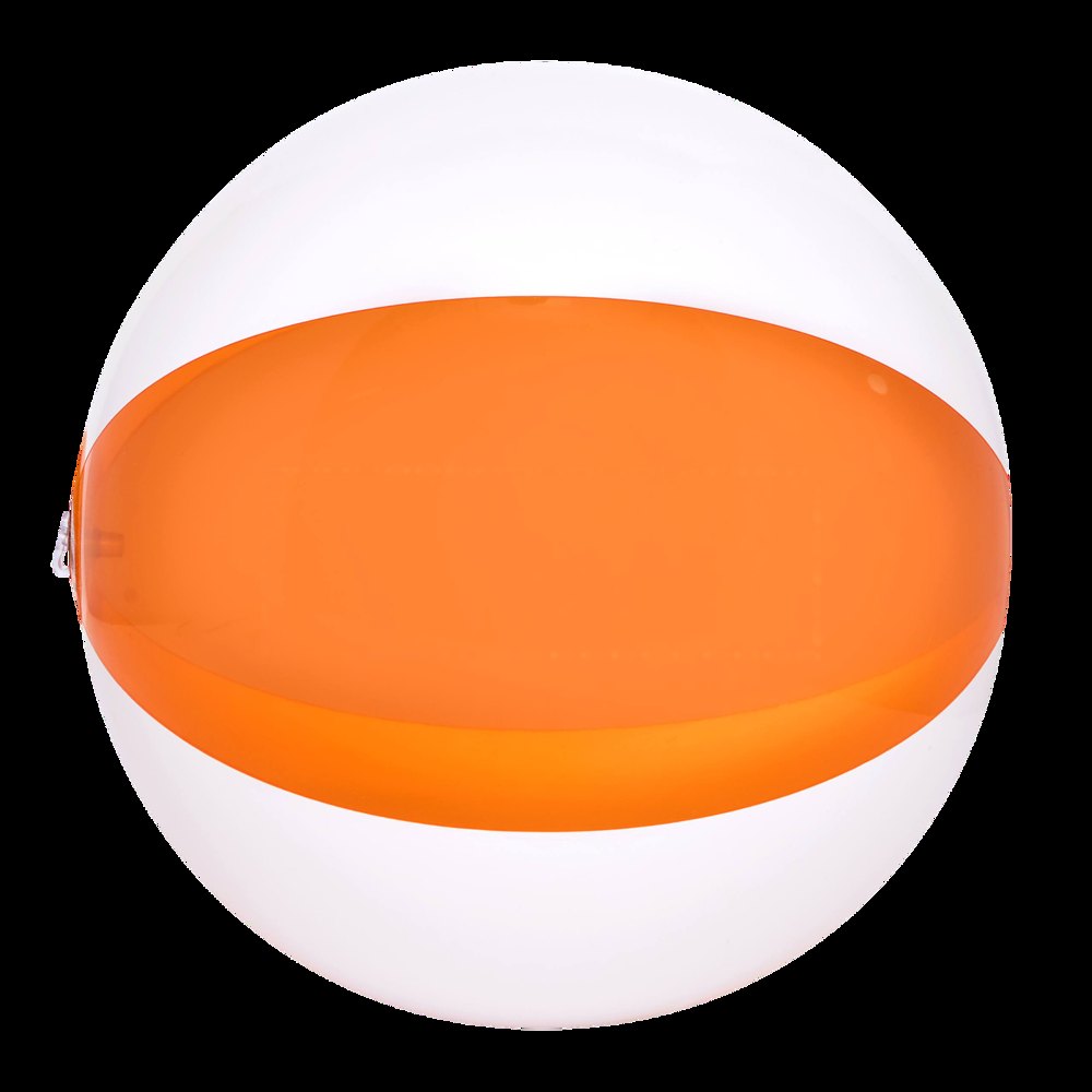 OCEAN - Strandbal — drukvlak gecentreerd op de orange deel