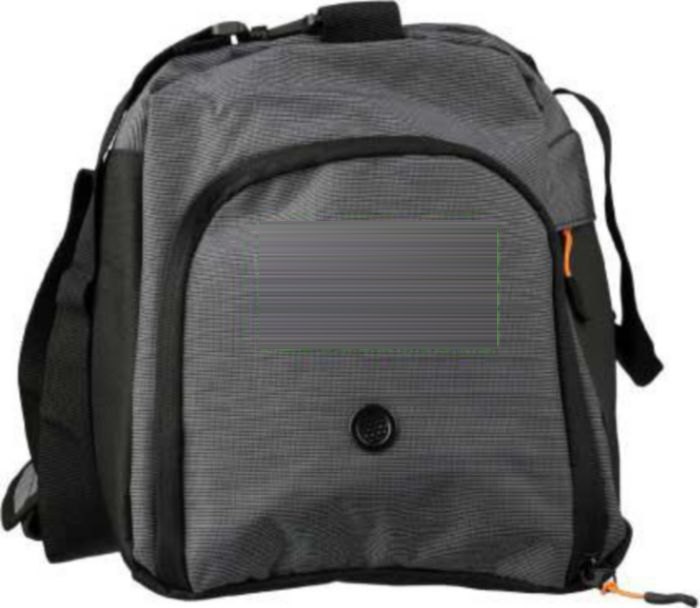Sporttas Mabel | Polyester 500D | Tweekleurig — drukvlak zijkant links