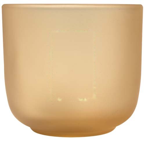 Male glazen bekers van 200 ml met matte afwerking, set van 2 — drukvlak 2de beker