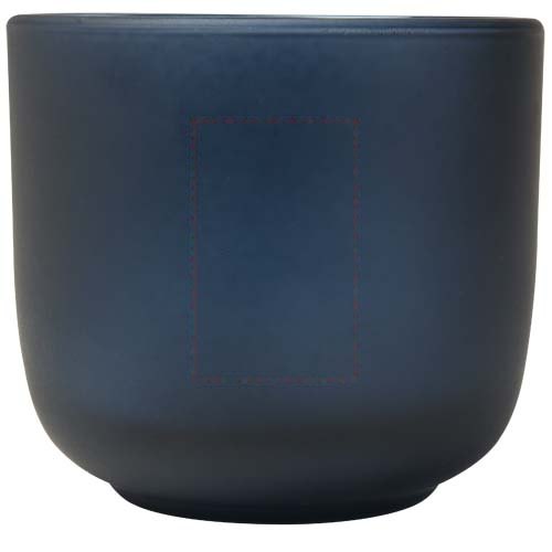 Male glazen bekers van 200 ml met matte afwerking, set van 2 — drukvlak 1ste beker
