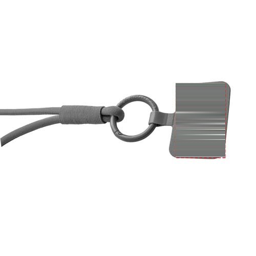 Tubyard lanyard telefoonhouder met elastische buis — drukvlak voorste paneel