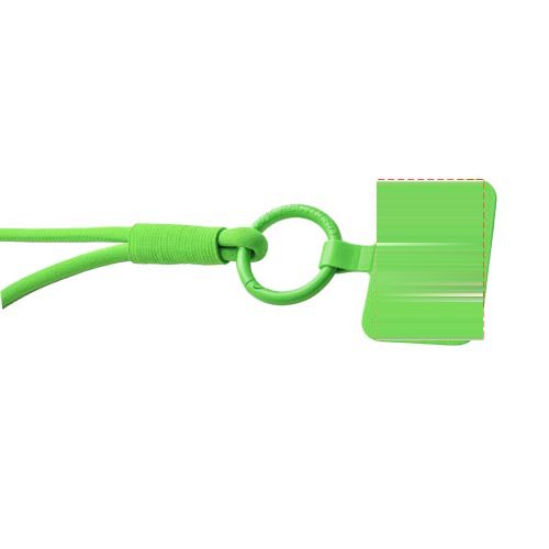 Tubyard lanyard telefoonhouder met elastische buis — drukvlak achterzijde paneel