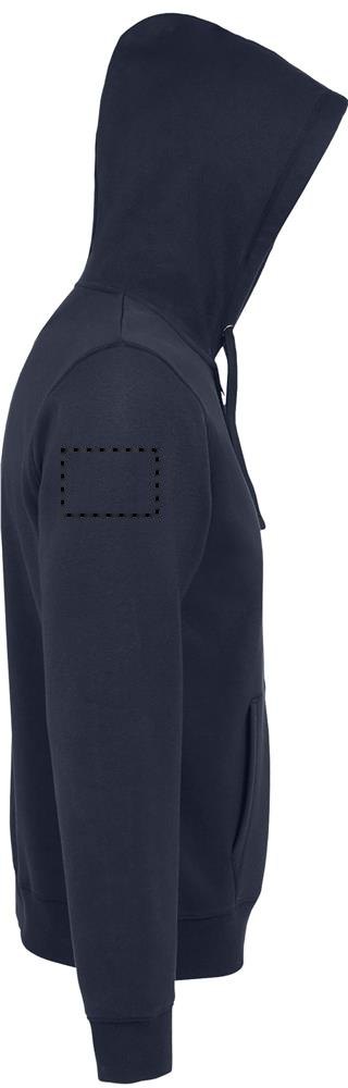 SPIKE MEN - SPIKE HOOD HEREN 280gr — drukvlak rechterarm