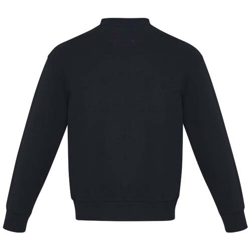 Tin 280 g/m² uniseks Aware™ gerecyclede trui met crewneck — drukvlak hoog op de achterzijde