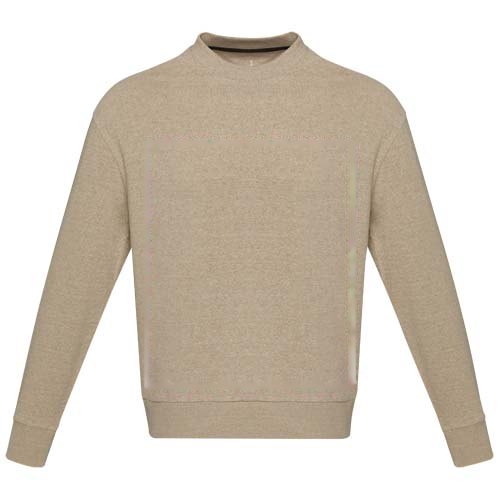 Tin 280 g/m² uniseks Aware™ gerecyclede trui met crewneck — drukvlak impact volledige voorzijde