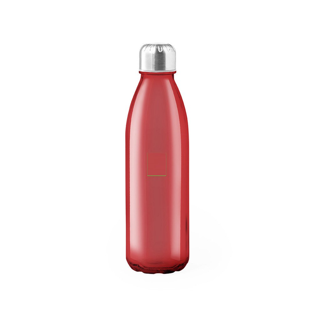 Fles Sunsox — drukvlak op de voorkant