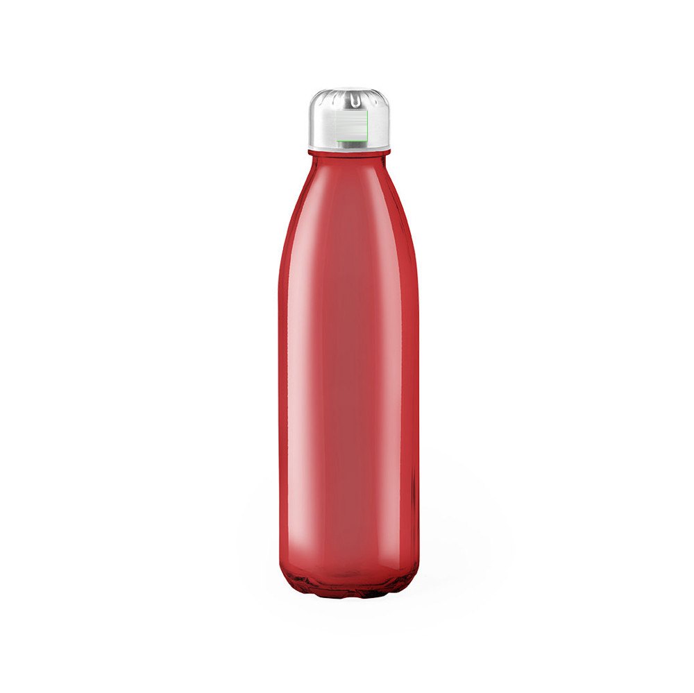 Fles Sunsox — drukvlak aan de zijkant van de dop van de trommel