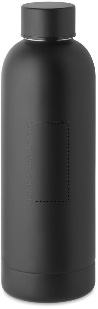 ATHENA - Gerecyclede RVS fles — drukvlak achterzijde