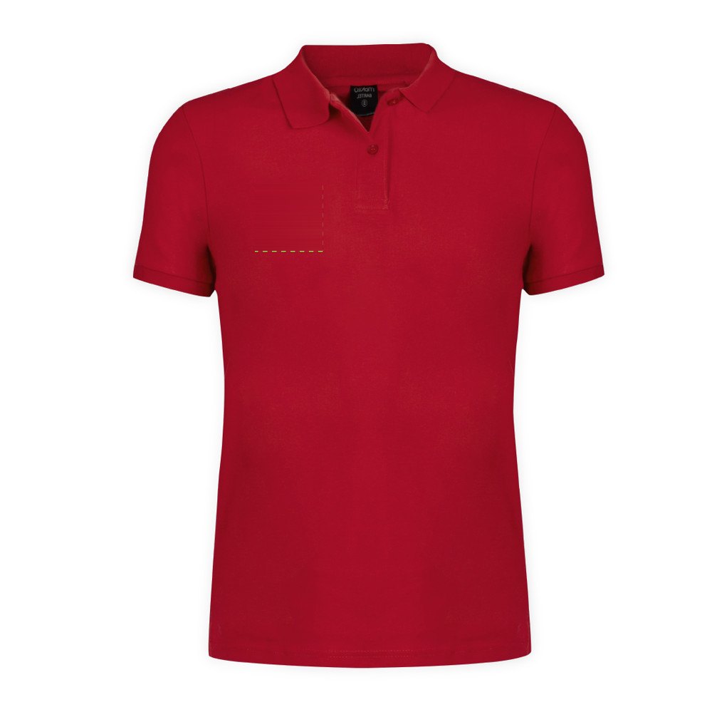 Polo Shirt Bartel Color — drukvlak rechterborst