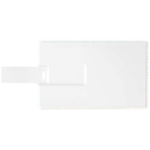 Slim creditcard-vormige USB 2GB — drukvlak achterzijde
