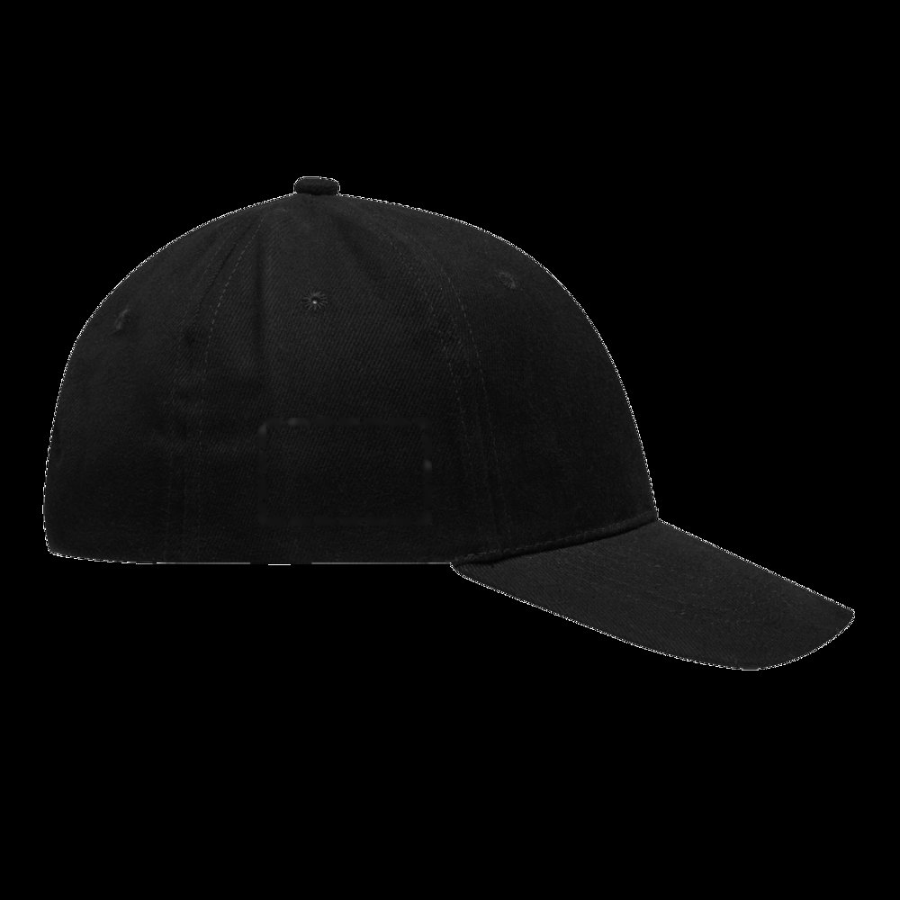 COTTURE - 6-panel baseballpet — drukvlak gecentreerd op de linker zijkant