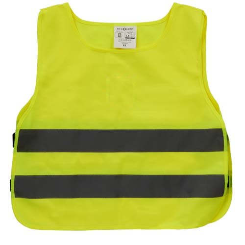 Reflecterend unisex veiligheidsvest — drukvlak voorzijde