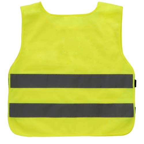 Reflecterend unisex veiligheidsvest — drukvlak achterzijde
