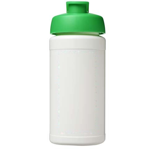 Baseline Rise 500 ml drinkfles met klapdeksel — drukvlak voorzijde