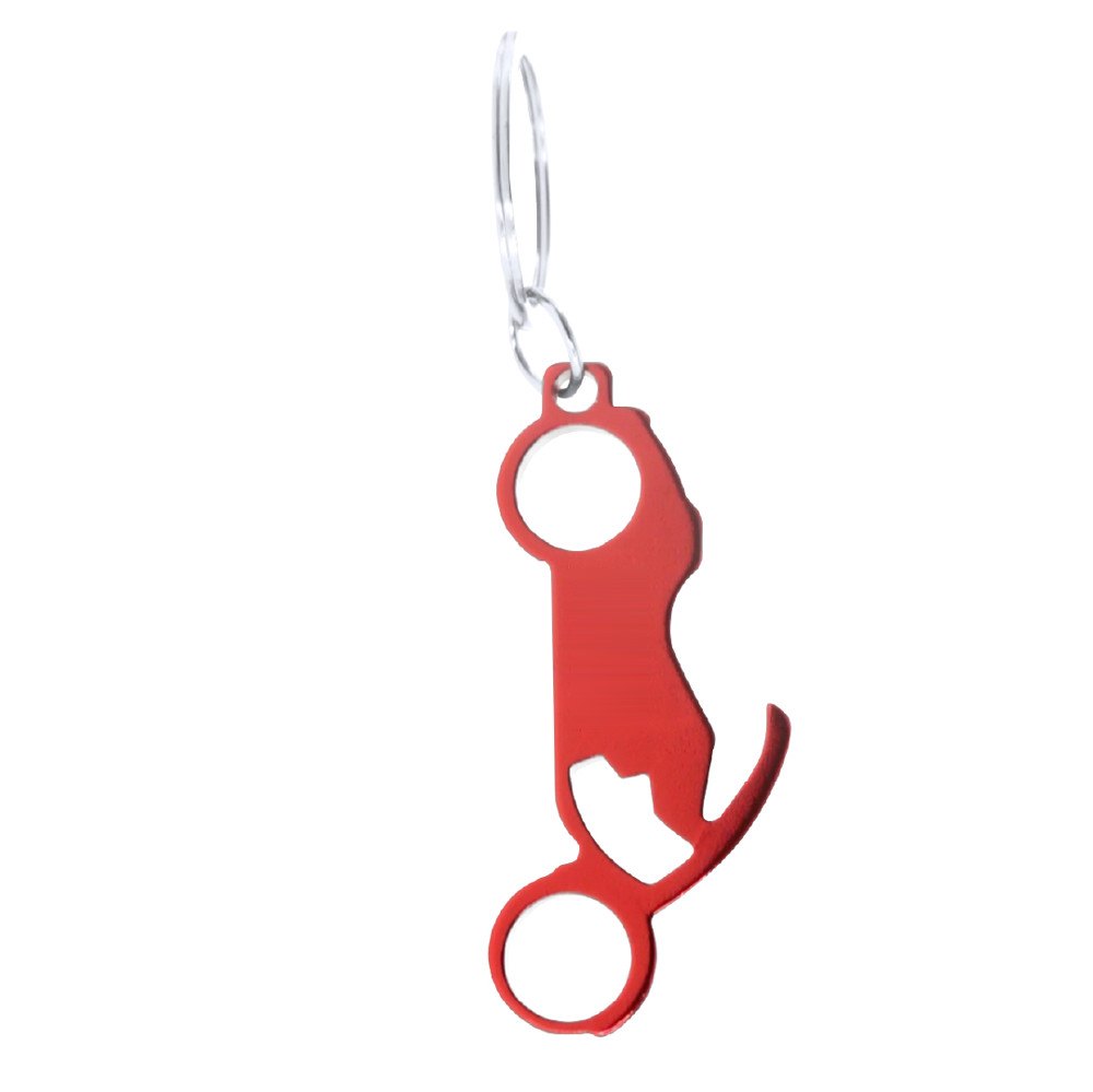 Sleutelhanger Opener Blicher — drukvlak aan de andere kant