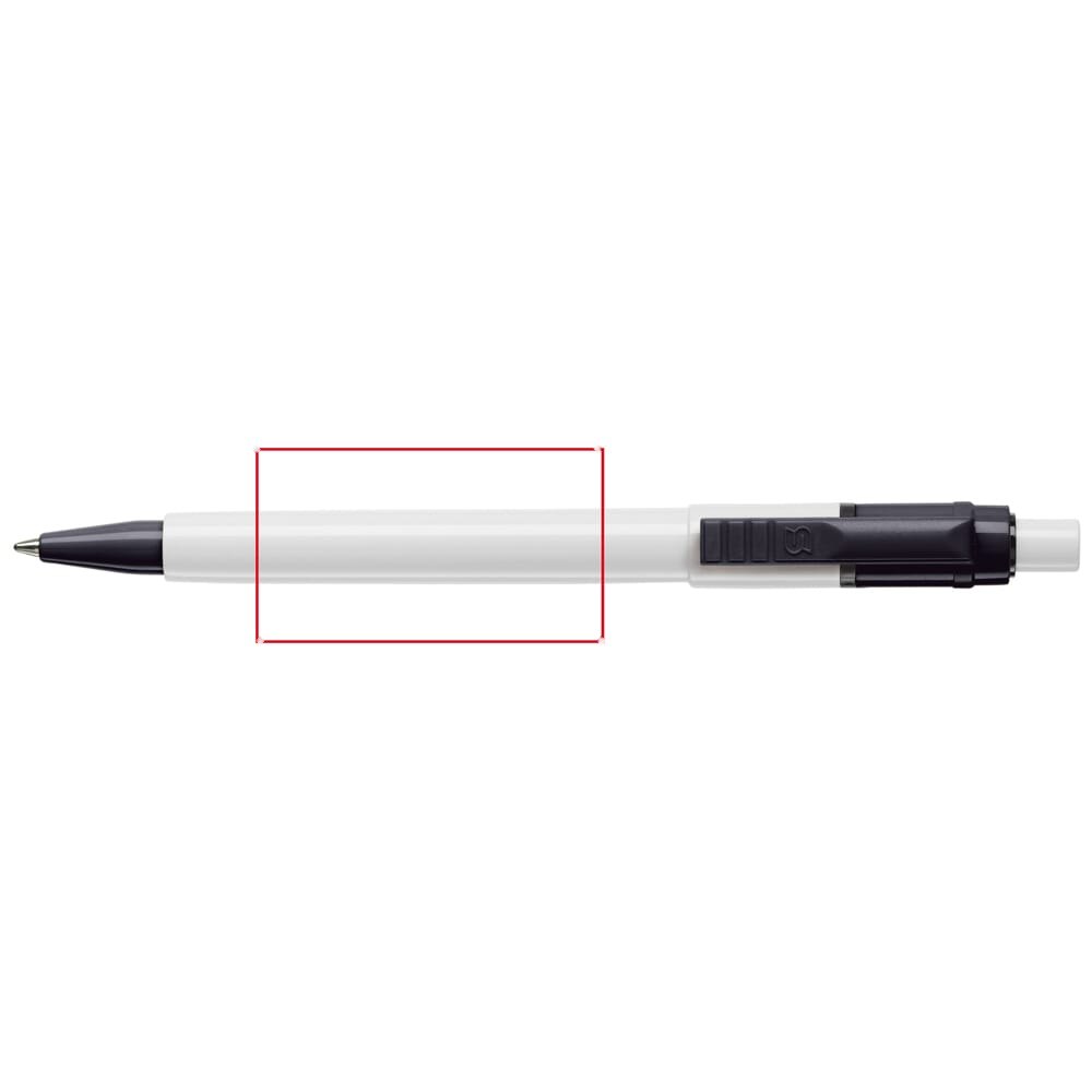 Balpen Baron Colour hardcolour — drukvlak verlengde van de clip