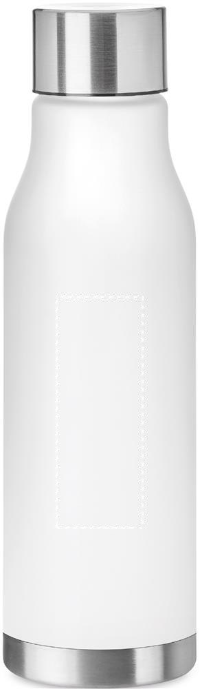 GLACIER RPET - RPET drinkfles 600ML — drukvlak voorzijde