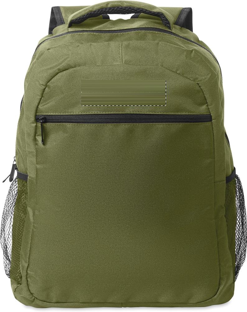 PUTER / TOPPER - 15 inch laptop rugzak — drukvlak bovenzijde