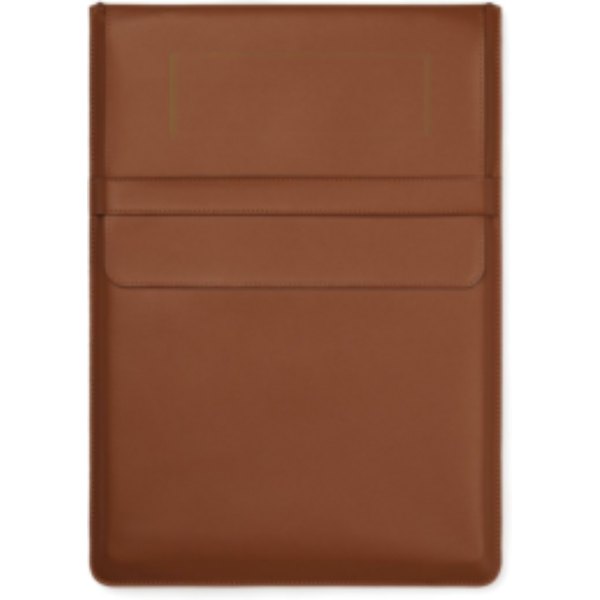 VINGA Timo PU RCS RPET 14" laptop sleeve — drukvlak artikel voorzijde boven