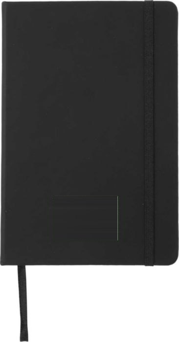 Notitieboek Bradley | Gerecycled PU | A5 | Geruit — drukvlak voorzijde