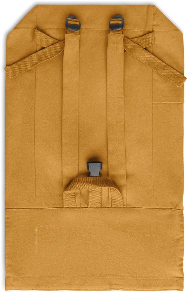 KAMET - Rolltop rugzak 390gr/m² — drukvlak bovenzijde rechts
